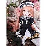 MEESock 26Cm Ball Jointed BJD Doll 1/6 SD Dolls Fullset with Clothes Shoes Wig Handpainted Makeup Christmas Birthday Gift for Girls