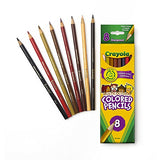 Crayola Multicultural Colored Pencils, Set Of 8 Colors(Discontinued by manufacturer)