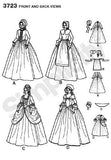 Simplicity Historical Dresses Sewing Pattern Costumes for Women by Andrea Schewe, Sizes 14-16-18-20-22