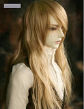 Kuafu 9-10 Inch (22-24cm) 1/3 BJD/SD Doll Wig Uncle Long Kinky Curly Hair Wigs Blonde