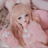 AN-LOKLIK BJD Doll 1/4 Satani LM Female Body Pink Dolls for Girl Anime Resin Toys for Kids Gift for Children