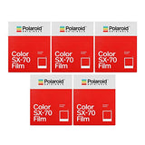Polaroid Originals Classic Color Instant Film for SX-70 Cameras Bundle (40 Exposures) (5 Items)