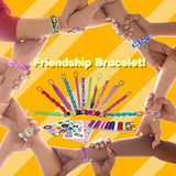 Friendship Bracelet Making Kit for Girls, DIY Jewelry Arts and Crafts Toys Party Favors for Girls Ages 6-12 Birthday Christmas Gifts Toys