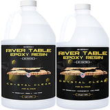 Epoxy Resin for River Table – Different Gallon Size UV Crystal Clear Epoxy Resin Kit - 2:1 Ratio for Deep Pour, Deep Casting Resin, Live Edge River Table (1 Gallon + 0.5 Gallon) 1.5 Gallon Kit