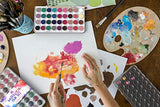36 Watercolors Paint Set – Washable Watercolor Paint Set Kids – Non Toxic Kids Watercolor Painting Set – Beginner Watercolor Paint Set for Adults