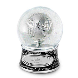 Things Remembered Personalized Success Musical Snow Globe with Engraving Included