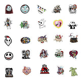 Nightmare Before Christmas Stickers 100pcs Classic Funny Horror Stickers Halloween Stickers Christmas Stickers