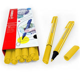 Stabilo PointMax Nylon Tip Fineliner Pen - 0.8mm - Pack of 10 - Yellow - 488/44