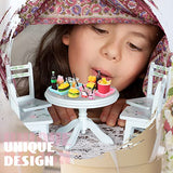 25 Pieces Miniature Laptop Computer Tablet Toy Mini Food Toys Phone Juice Backpack Doll House Accessories Doll School Stuff Mini Items for Doll House Girl Mini Drink Food Party