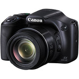 Canon PowerShot SX530 HS Wi-Fi Digital Camera with 32GB Card + Case + Battery & Charger + Tripod + Kit