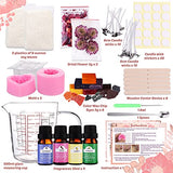 Zoncolor Complete DIY Candle Making Supplies Kit for Adults and Kids - with Silicone Mold, Fragrance Soy Melting Scented Fragrance, All in one DIY Set for Beginner and Pro