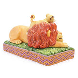 Enesco 6000972 Disney Traditions by Jim Shore Lion King Simba and Mufasa Father's Pride Figurine, 4.41 Inch, Multicolor