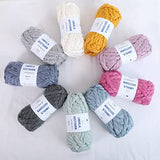 Lerchiyar Arm Knitting Yarn 283g/10 oz，26m/29yds Chunky Yarn for Arm Knitting DIY Throw Sofa Bed Blanket Pillow Pet Bed Handmade Blankets（1pc Dark Gray）