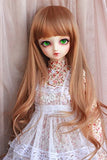 Kuafu 9-10 Inch (22-24cm) 1/3 BJD/SD Doll Wig Long Wavy Girl's Wigs Hair Linen