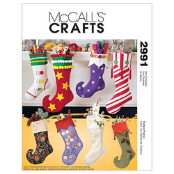 McCall's Patterns M2991 Christmas Stockings, One Size Only