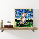 5D Diamond Painting Full Drill Clearance Dog in The Star Diamond Painting Full Drill Rhinestone Embroidery Cross Stitch Kits Supply Arts Craft Canvas Wall Decor Stickers 12x12 inches