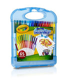 Crayola Super Tips Washable Markers and Paper Set, 25 Markers and 40 Sheets of Paper, Art Tools,