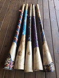 Didgeridoo Teak Wood Painted (59 inch)