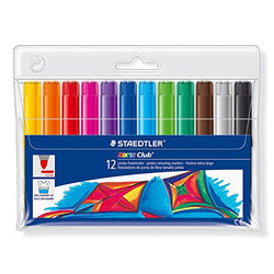 Noris Club Jumbo Colouring Markers Set of 12