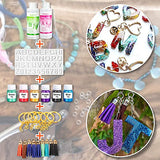 135 PCS Epoxy Resin Kit for Beginner with Silicone Molds, Clear and Casting Resin with Mica Powder, Glow in Dark Powder,Jewelry Making Tools for Resin Crafts Starter Kit