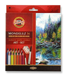 Koh-I-Noor Hardtmuth Mondeluz Artists’ aquarell coloured pencils 3712, 36pcs