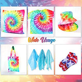 NODDWAY Tie Dye Kits for Shirts，9 Colors One-Step Tye Dye Kits for Clothes，Fabric Dye Kits with Rubber Bands, Gloves, Table Cover