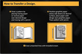 Graphite Transfer Tracing Carbon Paper - 5 Sheets - 20" x 36" - MyArtscape (Black)