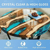 Epoxy Resin Crystal Clear 1 Gallon Kit, Self Leveling Bubbles Free Coating and Casting Resin and Hardener for Countertop, Table Top, Crafts, DIY Art, Wood, Jewelry, Molds, Bar Top 1:1 Ratio