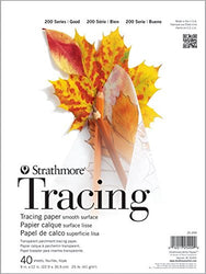 Strathmore STR-025-209 40 Sheet Tracing Pad, 9 by 12"