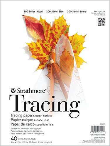 Strathmore STR-025-209 40 Sheet Tracing Pad, 9 by 12"