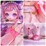 ICY Fortune Days 13cm Ball Joint Doll Anime Style OB11 Action Humanoid Gift Decoration Set（Virgo）