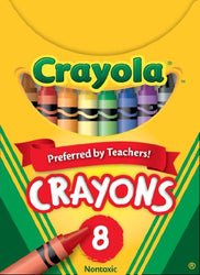 Crayola Crayons, 8-Count, Standard Size