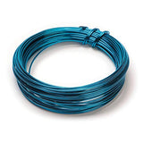 Bulk Buy: Darice DIY Crafts Copper Wire 20 Gauge Sapphire 8 yards (3-Pack) 3959-51