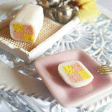 1:12 dollhouse miniature Battenberg cake