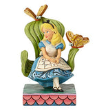Enesco Disney Traditions by Jim Shore Alice in Wonderland Figurine, 5.43 Inch, Multicolor