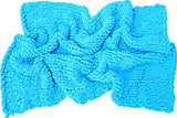 Giant Yarn 2-Pack DIY Chunky Jumbo Chenille Yarn Big Blanket Arm Knitting Super Soft Large Chunks Skeins for Knitting & Crochet (Teal Blue, 16oz)