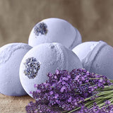 Bath Bomb Making Kit, Aromatherapy, 10pcs Bath Bombs, Dry Flowers and Essential Oils (Lavender, Rose Petals and Chamomile) D.I.Y Mix and Mold Your own Making Kit