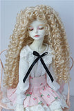 JD145 extraLong Wave Doll Wigs Synthetic Mohair BJD Hair (Blond, 7-8inch)