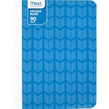 Mead Composition Book/Notebook, College Ruled Paper, 90 Sheets, Fashion, Blue (09606BD8)