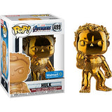 Hulk [Orange Chrome] (Walmart Exc): Fun ko Pop! Vinyl Figure & 1 Compatible Graphic Protector Bundle (499 - 41355 - B)