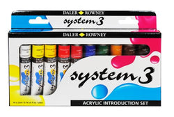 Daler-Rowney System 3 Acrylic Paint Sets introduction set
