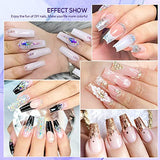 Morovan Acrylic Nail Kit for Nail Extension Acrylic Powder Liquid Monomer Carving Powder Glitter Beginner Kits with Nail Tips Files Nail Art Starter Tools Professional with Everything