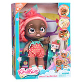 Kindi Kids Snack Time Friends - Pre-School Play Doll, Summer Peaches - for Ages 3+ | Changeable Clothes and Removable Shoes - Fun Snack-Time Play, for Imaginative Kids