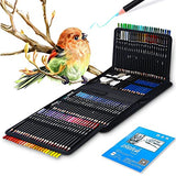 H & B Drawing Art Pencils,145PCS Drawing & Art Supplies Kit for Kids Adults Artists,with Vibrant Colors for Sketch, Shading & Coloring in Gift Box,Includes Graphite Pencils, Sketching Kit for Drawing