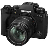 Fujifilm X-T4 Mirrorless Digital Camera with XF 18-55mm f/2.8-4 R LM OIS Lens (Black) Bundle, Includes: SanDisk 64GB Extreme PRO SDXC Memory Card, Spare Fujifilm NP-W235 Battery + More (7 Items)