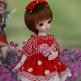 BJD Doll DIY Toys 1/6 Ball Jointed SD Dolls Full Set with Clothes Shoes Wig Makeup for Christmas Birthday Gift