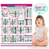 Friendship Bracelet Making Kit for Girls, Arts and Crafts for Kids Ages 8-12, DIY Jewelry Making Kit for 6 7 8 9 10 11 12 Years Old Girls, Birthday Gifts for Teen Girls Toys, Extra 2 Charm Bracelets