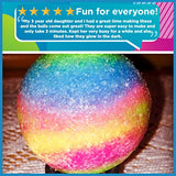 Made By Me Glow The Dark Powerballs by Horizon Group USA, DIY STEM Kit. Make 18 Bouncy Crystal Power Balls, Molds and Instructions Included,Multicolored