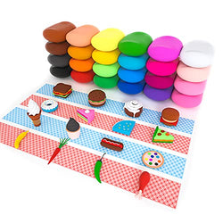 12 Colors Colored Air Dry Clay Magic Children's Clay Super Light Modeling Clay Artist Studio Plasticine Toys Modeling Clay (12)