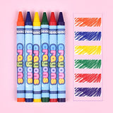 WEIBO Crayons Bulk, Crayons Wholesale Classroom Supplies For Teachers, 48 Packs of 6-Count With 6 Assorted Colors,For Kids and School & Art Supplies